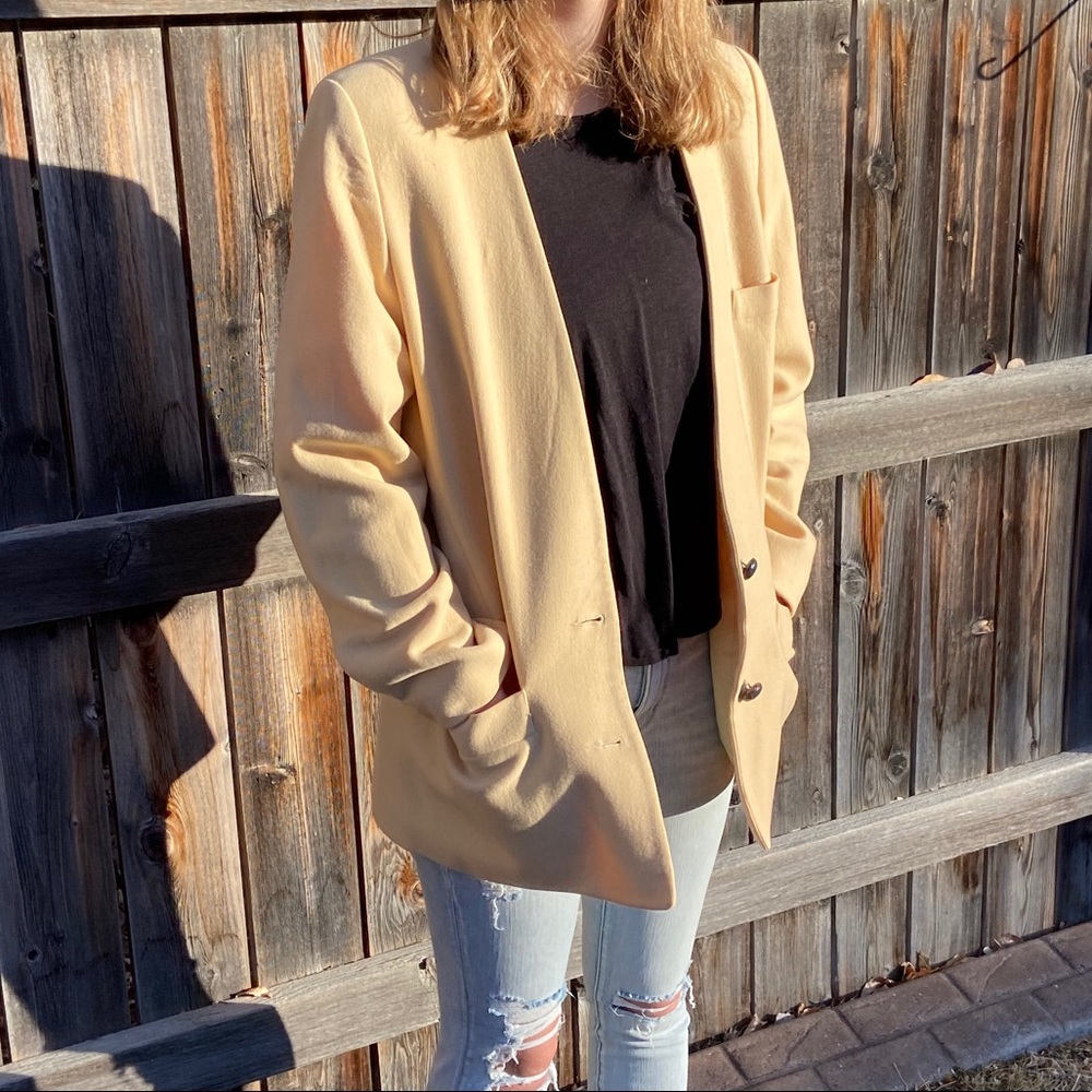 Vintage Anne Klein Wool Blazer
